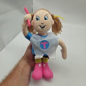 Tabitha The Tooth Fairy Stuffed Plush Doll Mascot Books Toothbrush Toy Girl